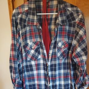 Torrid size 4 plaid shirt